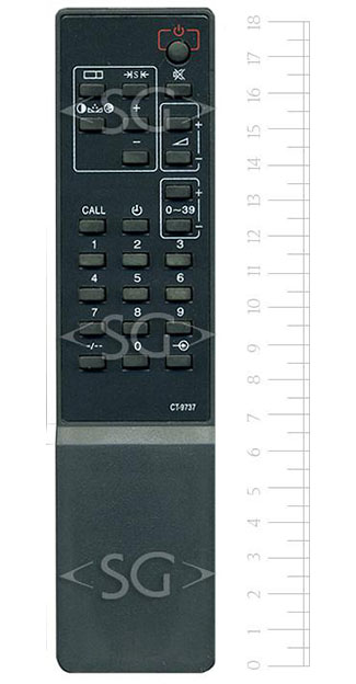 Пульт дистанционного управления для TOSHIBA CT-9737 =CT-9507 (CT-9450, CT-9565)